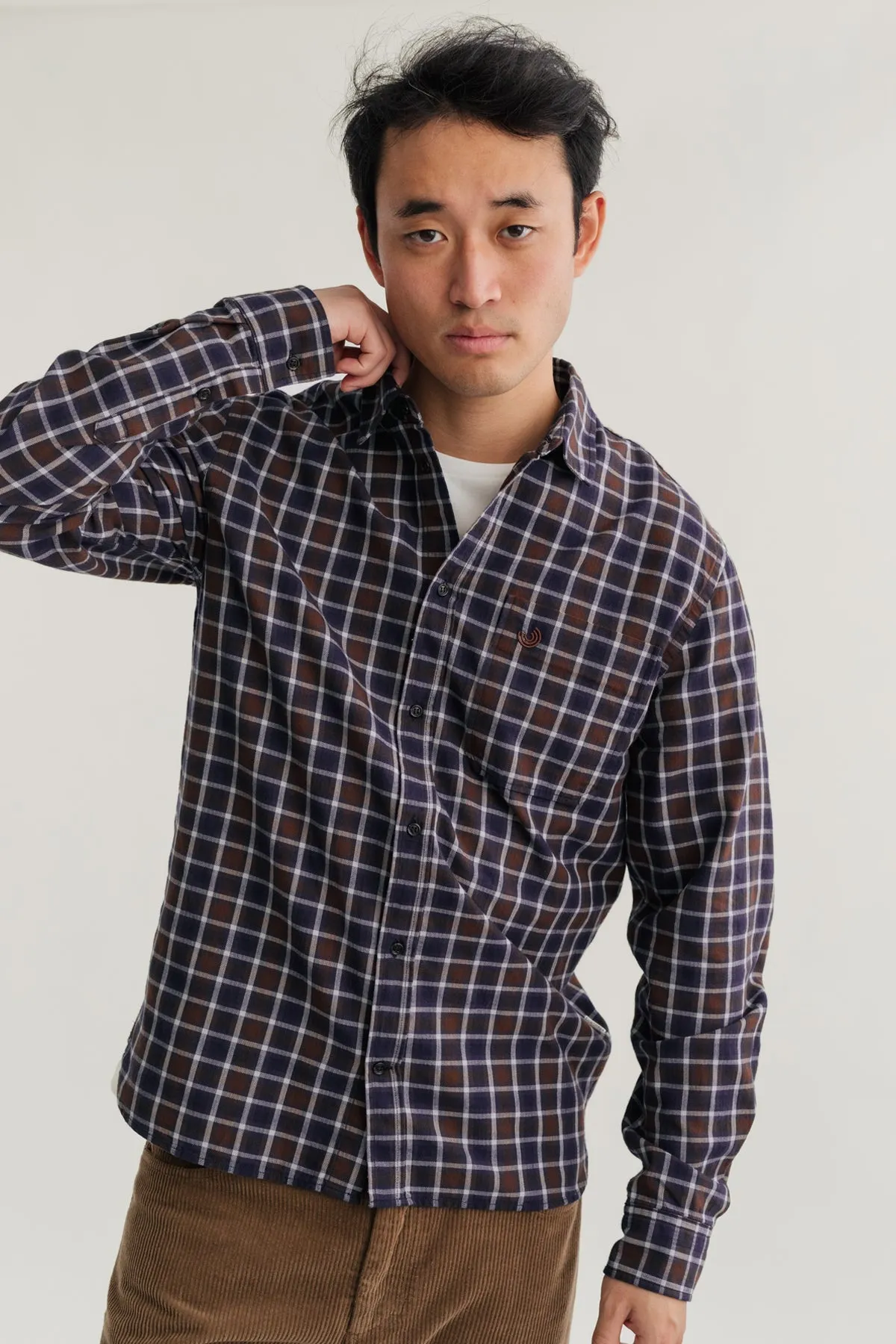 Dundalk - Navy & Brown sold by TWOTHIRDS product image thumbnail 3