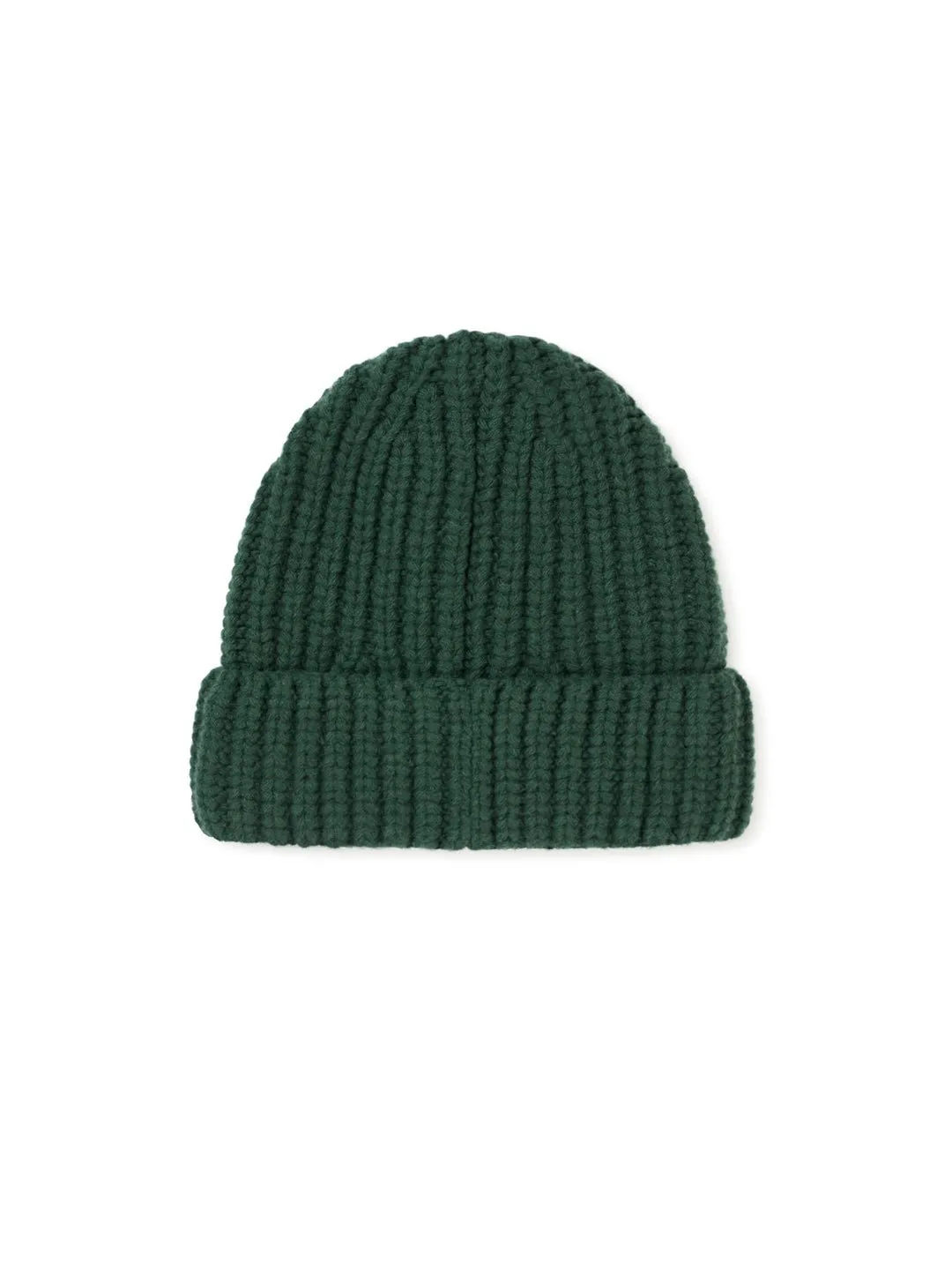 Ribbed Beanie - Dark Green sold by TWOTHIRDS product image thumbnail 2