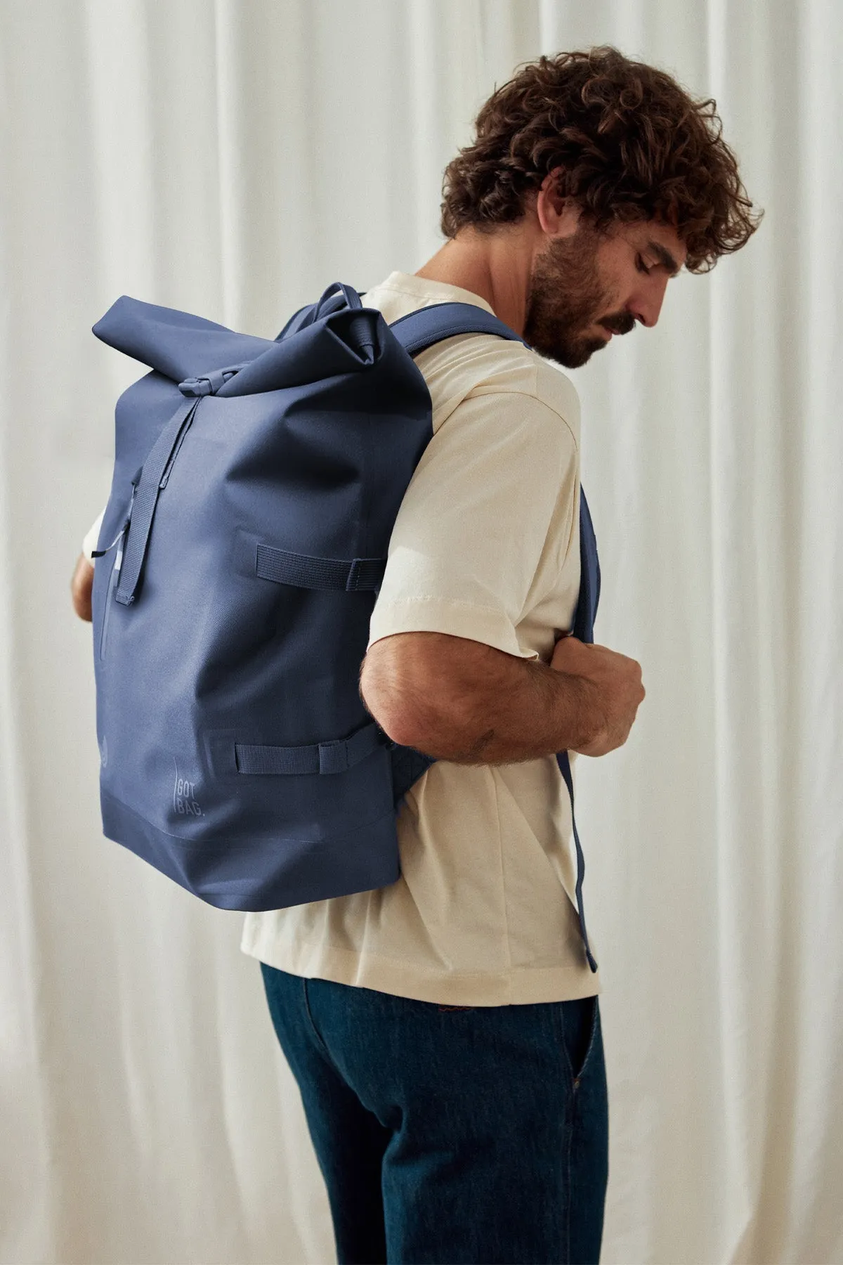 Rolltop Got Bag - Ocean Blue sold by TWOTHIRDS product image thumbnail 5
