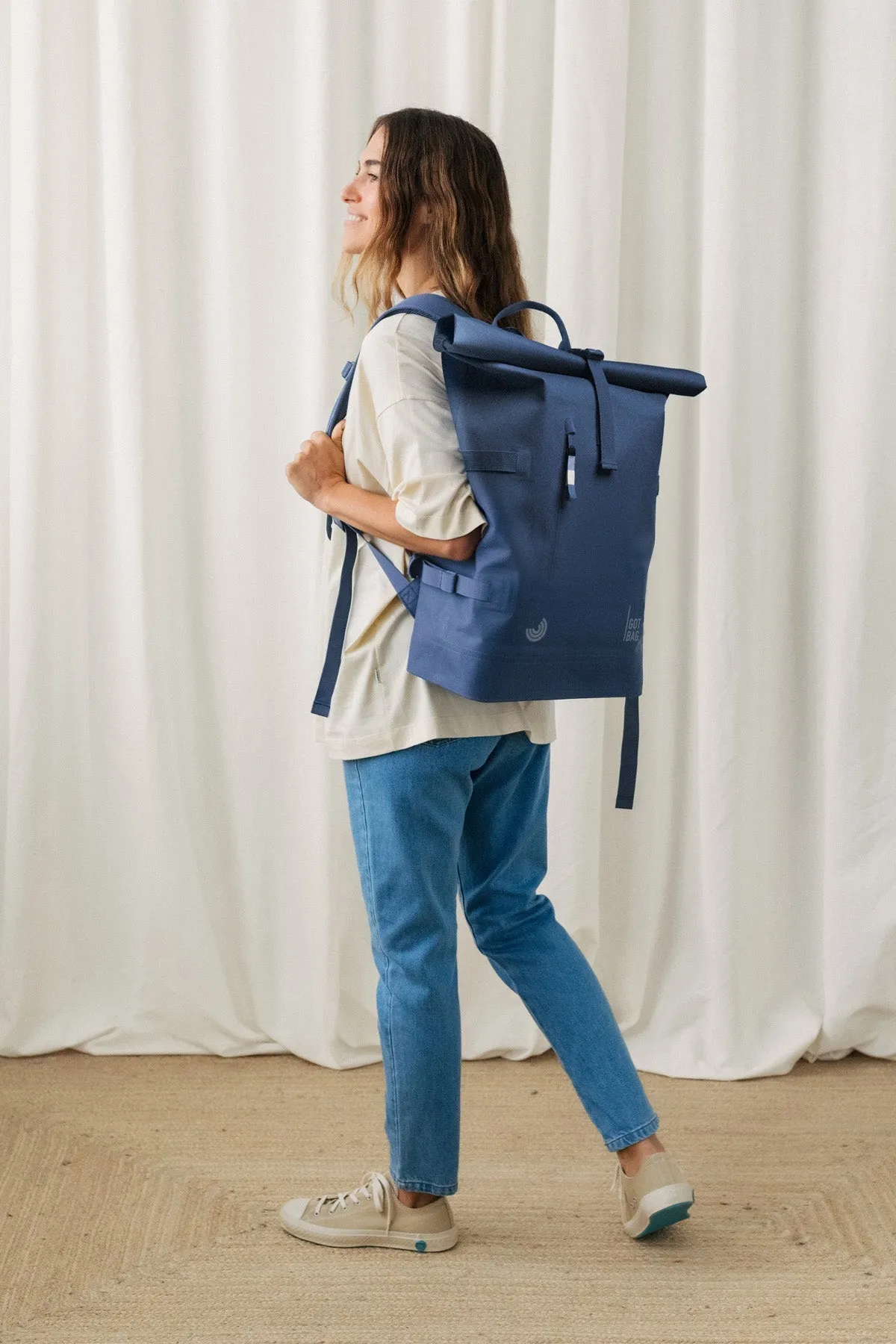Rolltop Got Bag - Ocean Blue sold by TWOTHIRDS product image thumbnail 3