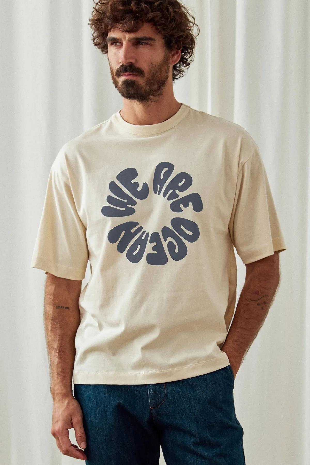 Got Bag Tee - Vintage Ecru sold by TWOTHIRDS product image thumbnail 3