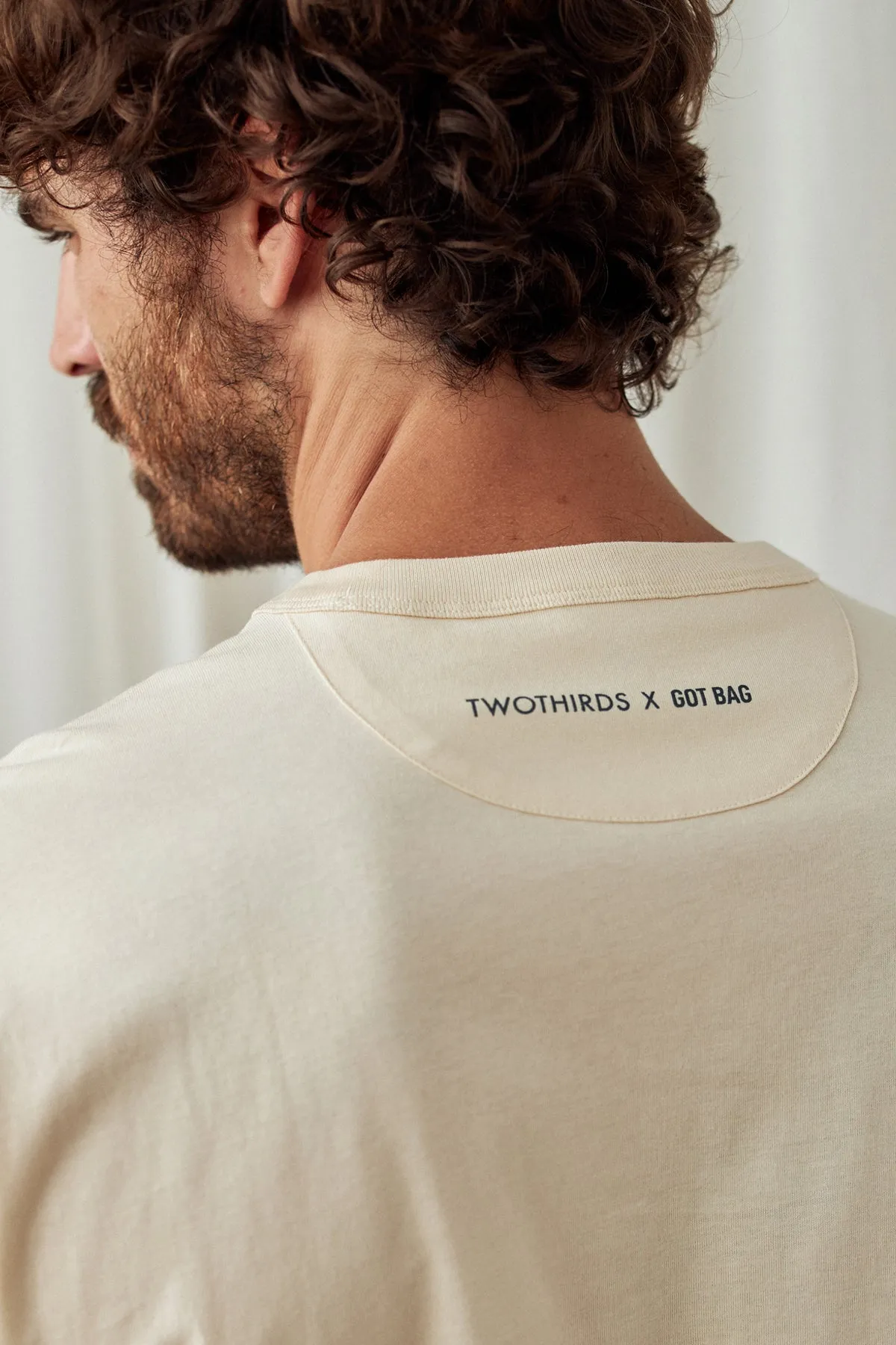 Got Bag Tee - Vintage Ecru sold by TWOTHIRDS product image thumbnail 4