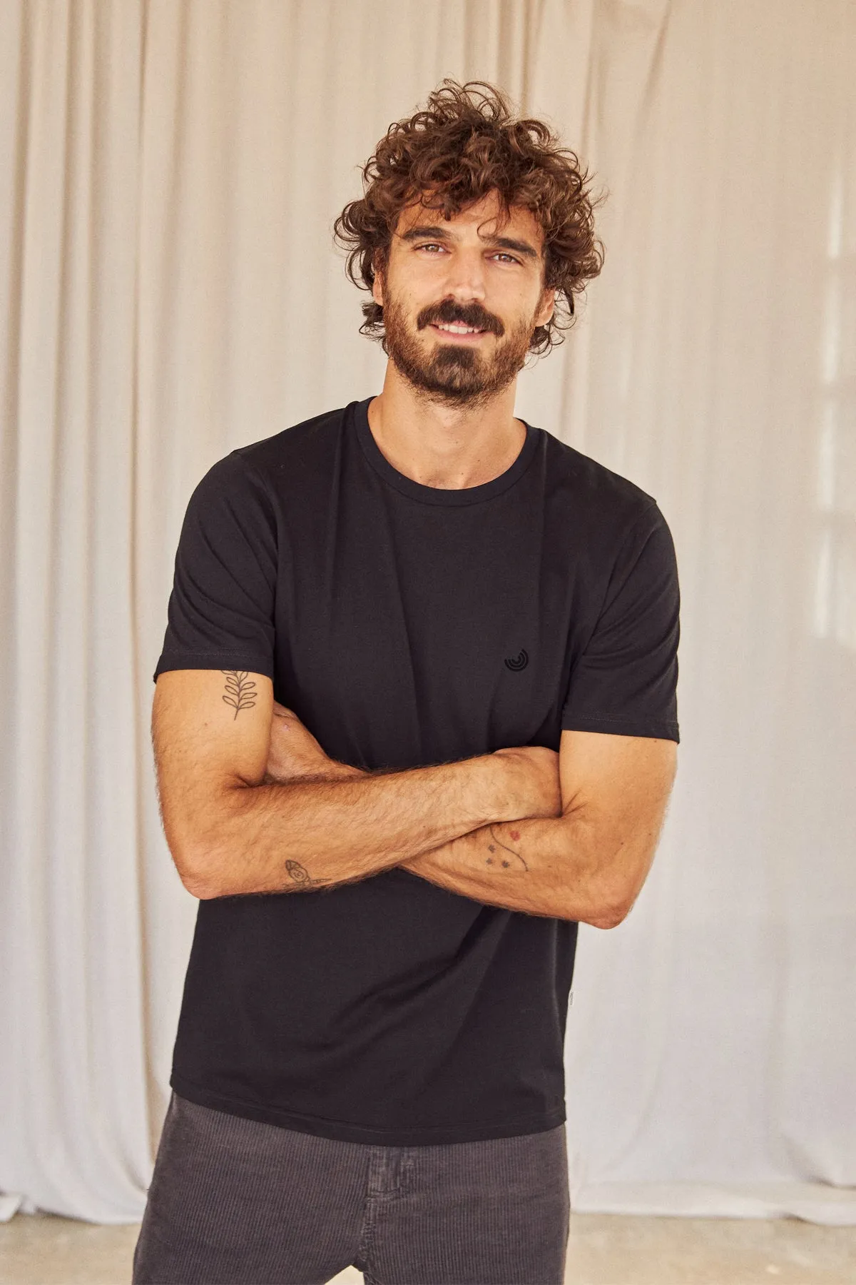 The Organic Cotton Tee - Black sold by TWOTHIRDS product image thumbnail 3