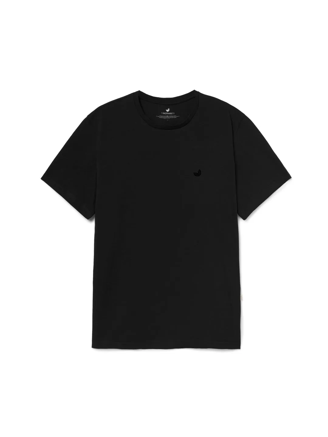 The Organic Cotton Tee - Black sold by TWOTHIRDS