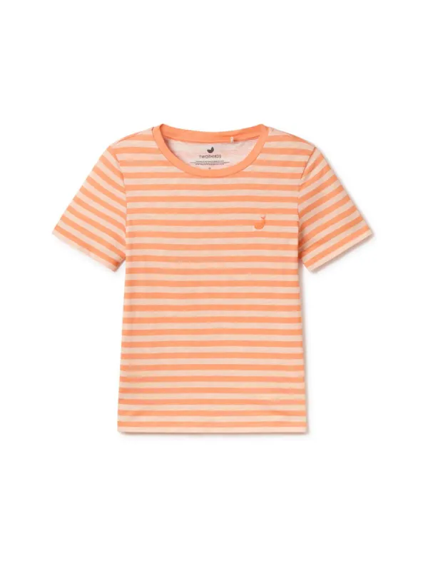 Bablon - Tangerine Stripes sold by TWOTHIRDS