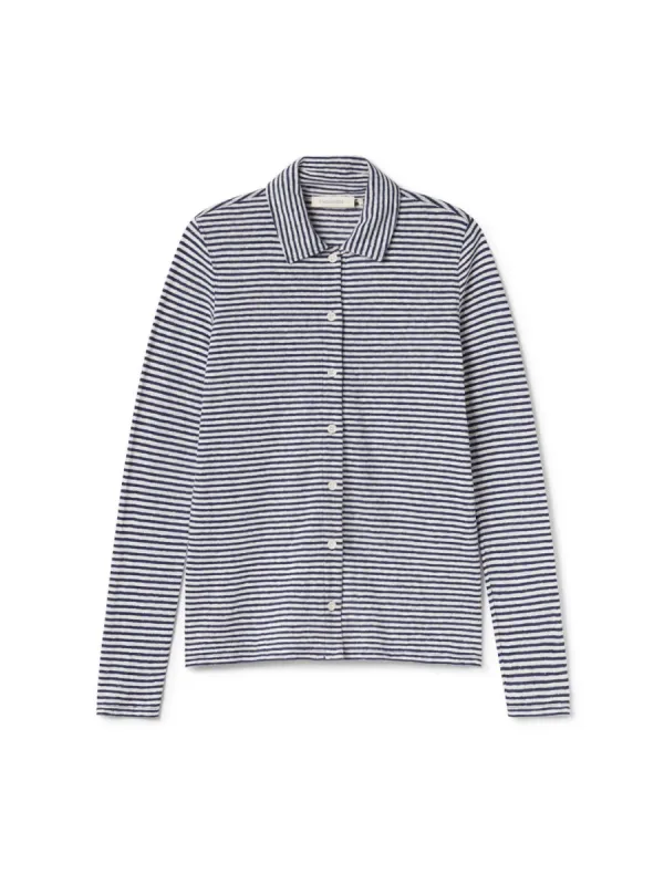 Tokunoshima - Navy Stripes sold by TWOTHIRDS
