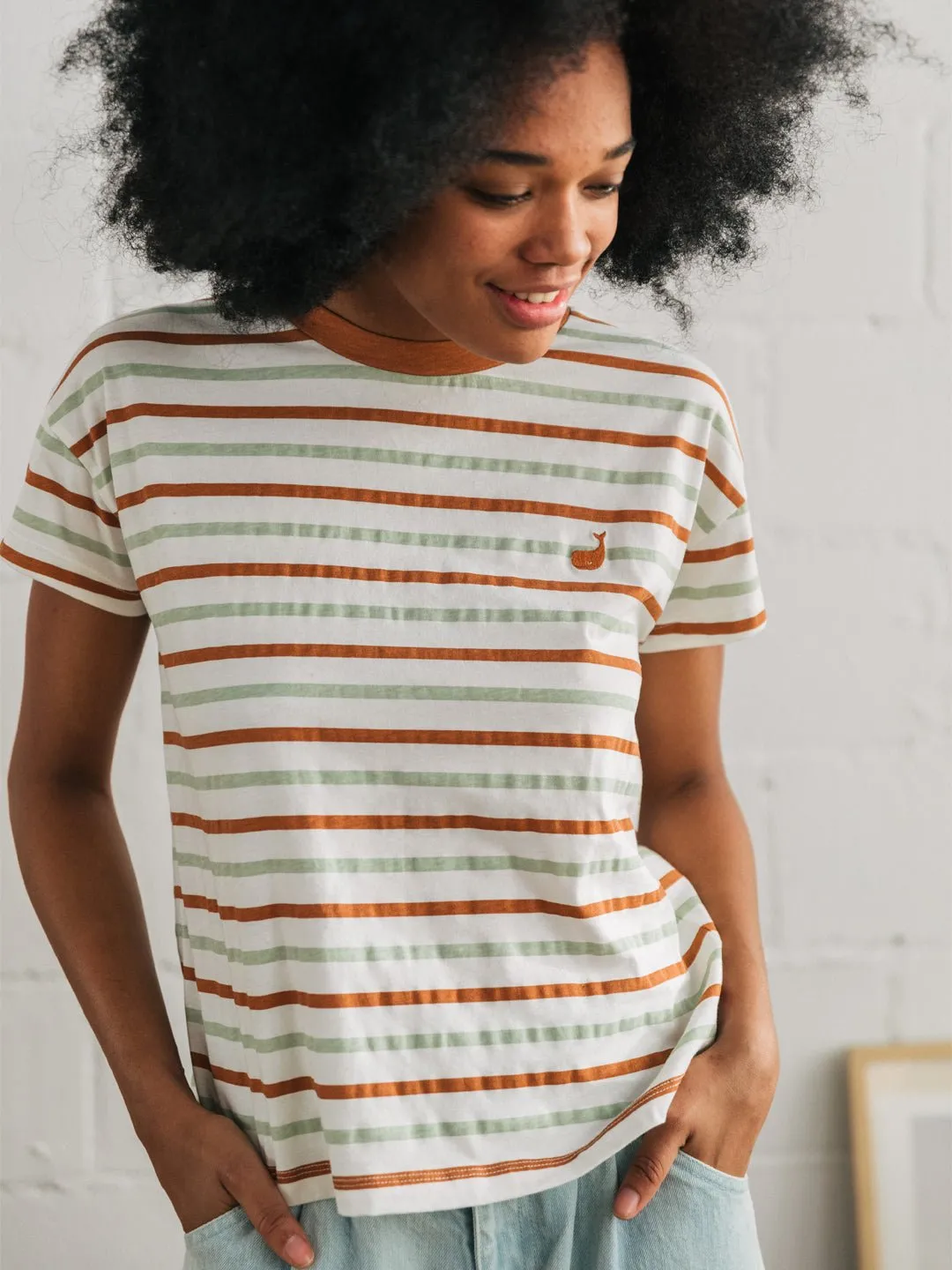 Apiao - Aqua Green Stripes sold by TWOTHIRDS product image thumbnail 4