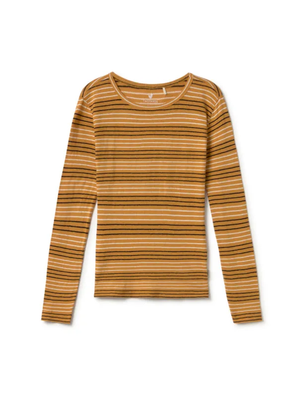 Leeve - Mustard Stripes sold by TWOTHIRDS