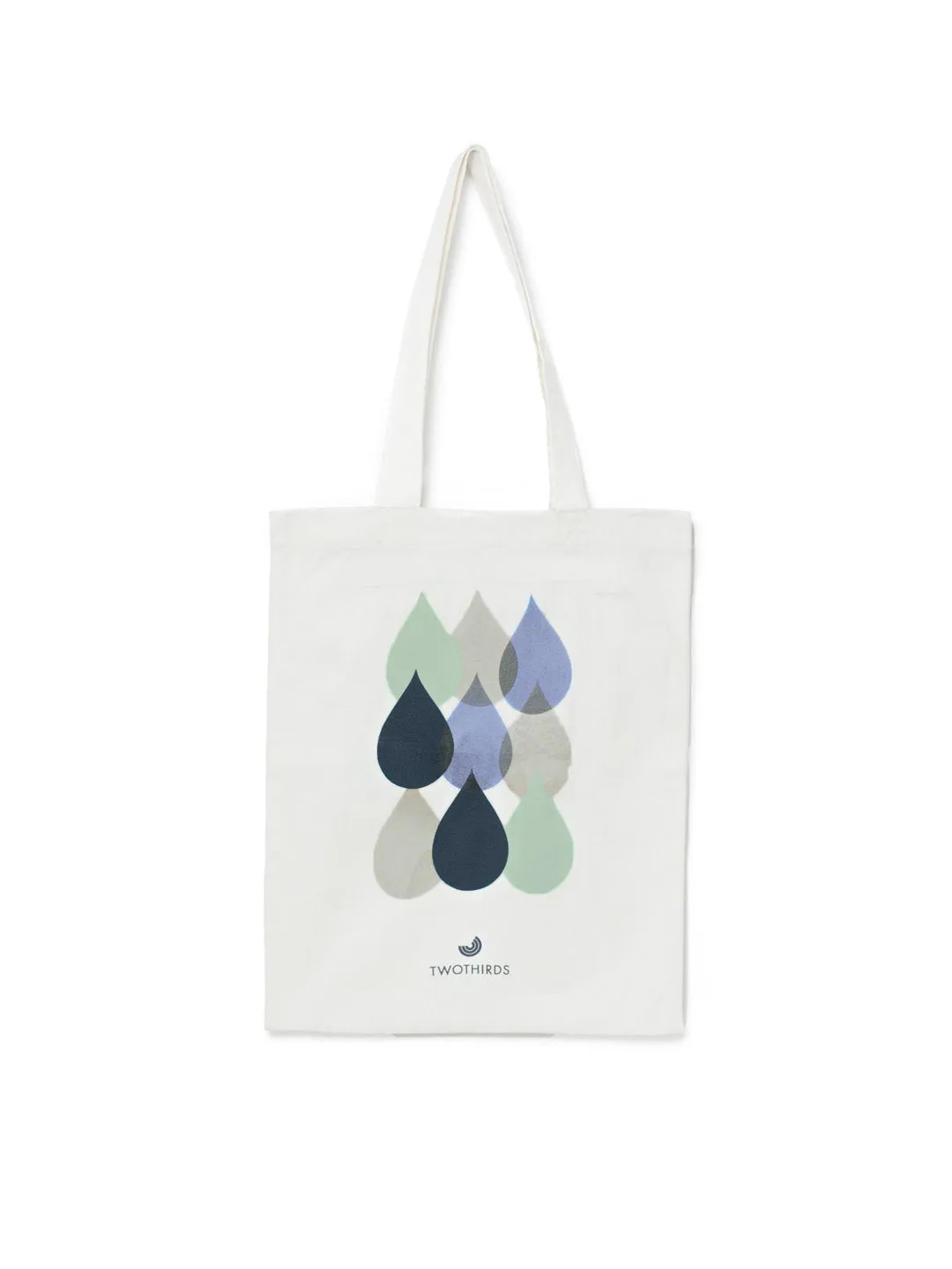 Small Tote Bag - Drops Natural sold by TWOTHIRDS