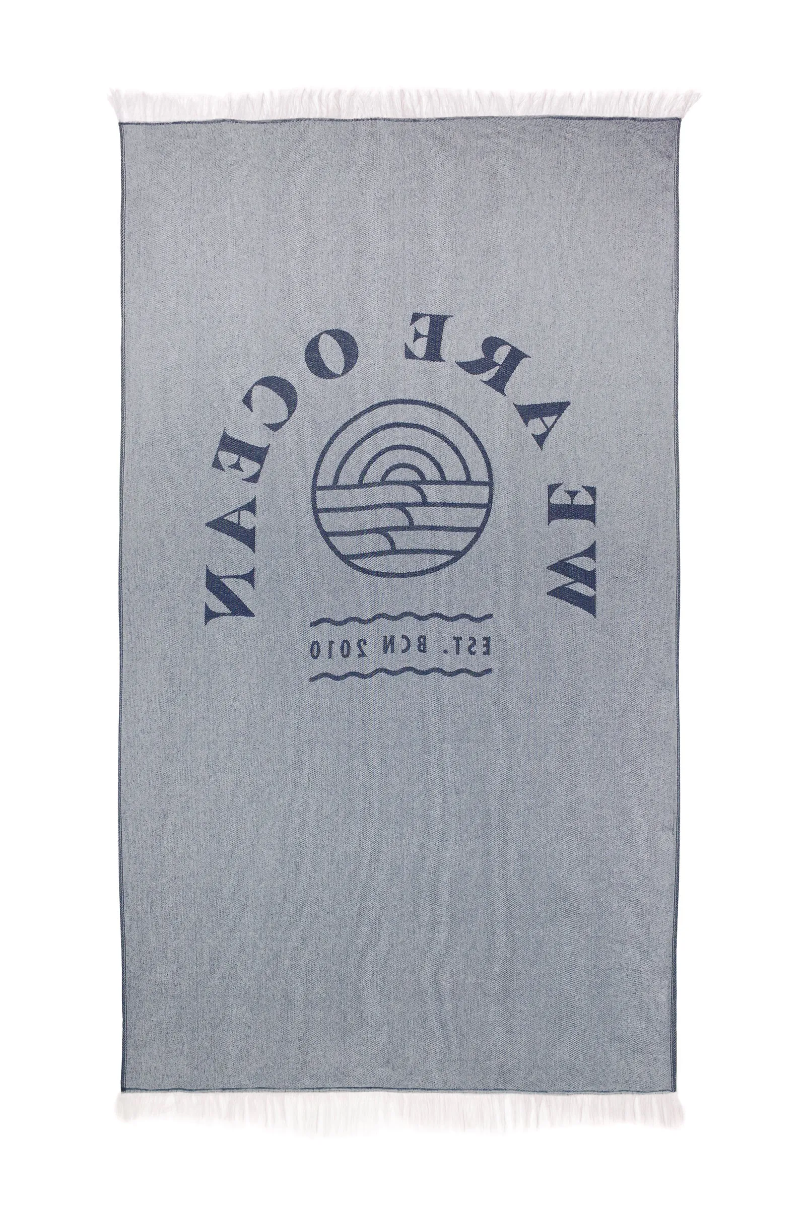 Travel Towel We Are Ocean - Dark Blue sold by TWOTHIRDS product image thumbnail 2