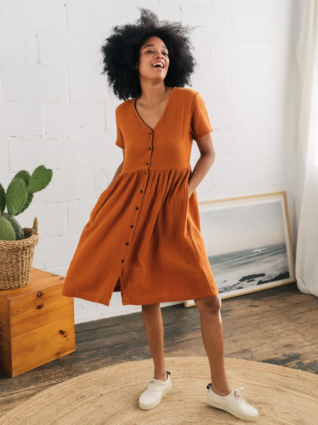 Anegada - Carrot Orange sold by TWOTHIRDS product image thumbnail 4