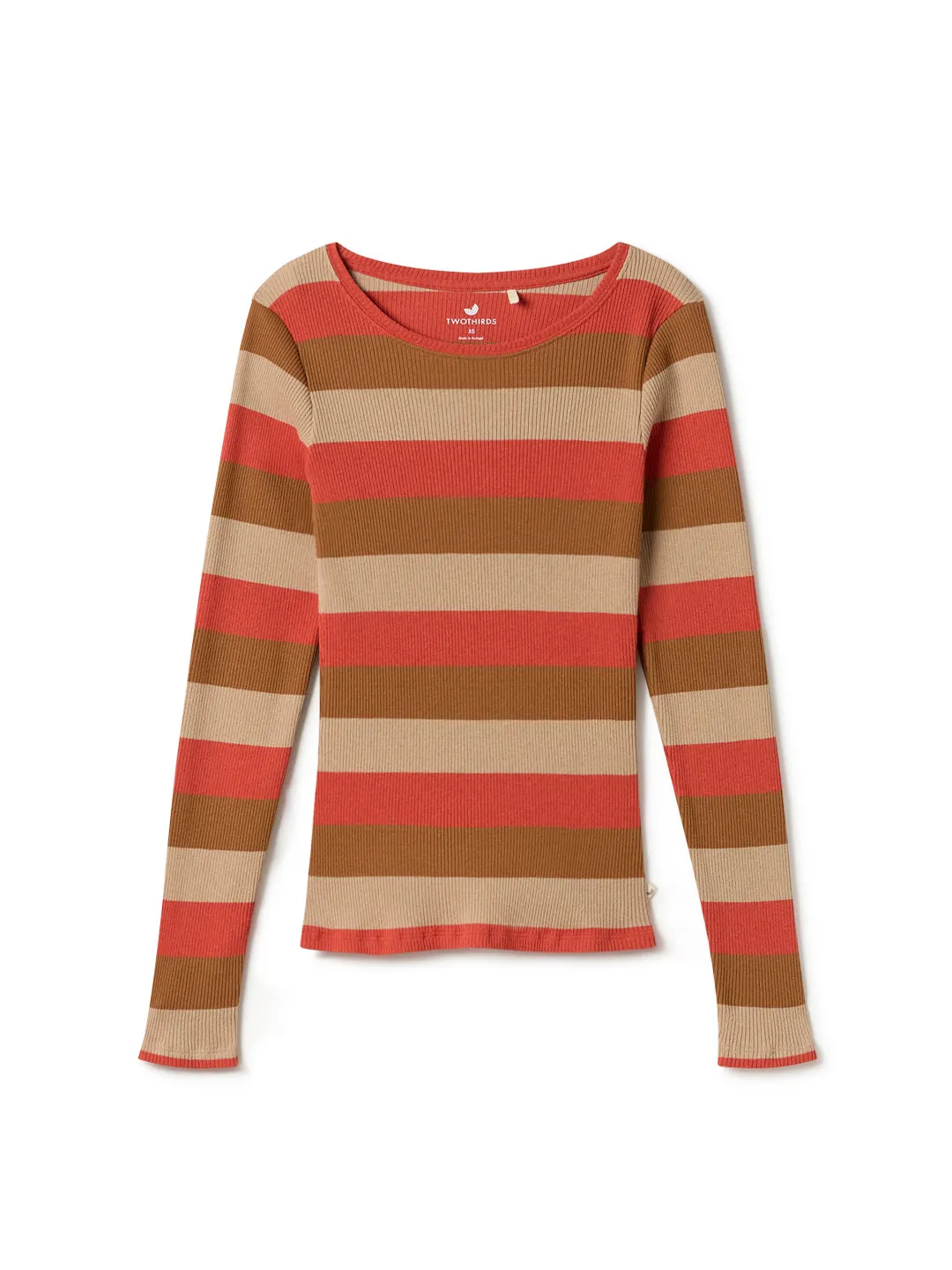 Olson - Paprika Stripes sold by TWOTHIRDS