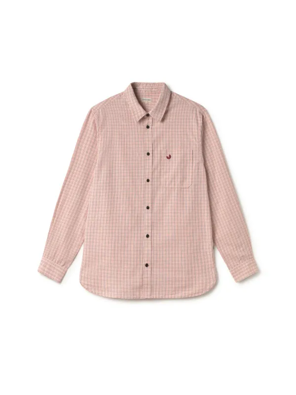Portballintrae - Wine & Antique Pink Checks made by TWOTHIRDS