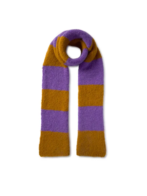 Bicolour Scarf - Curry sold by TWOTHIRDS