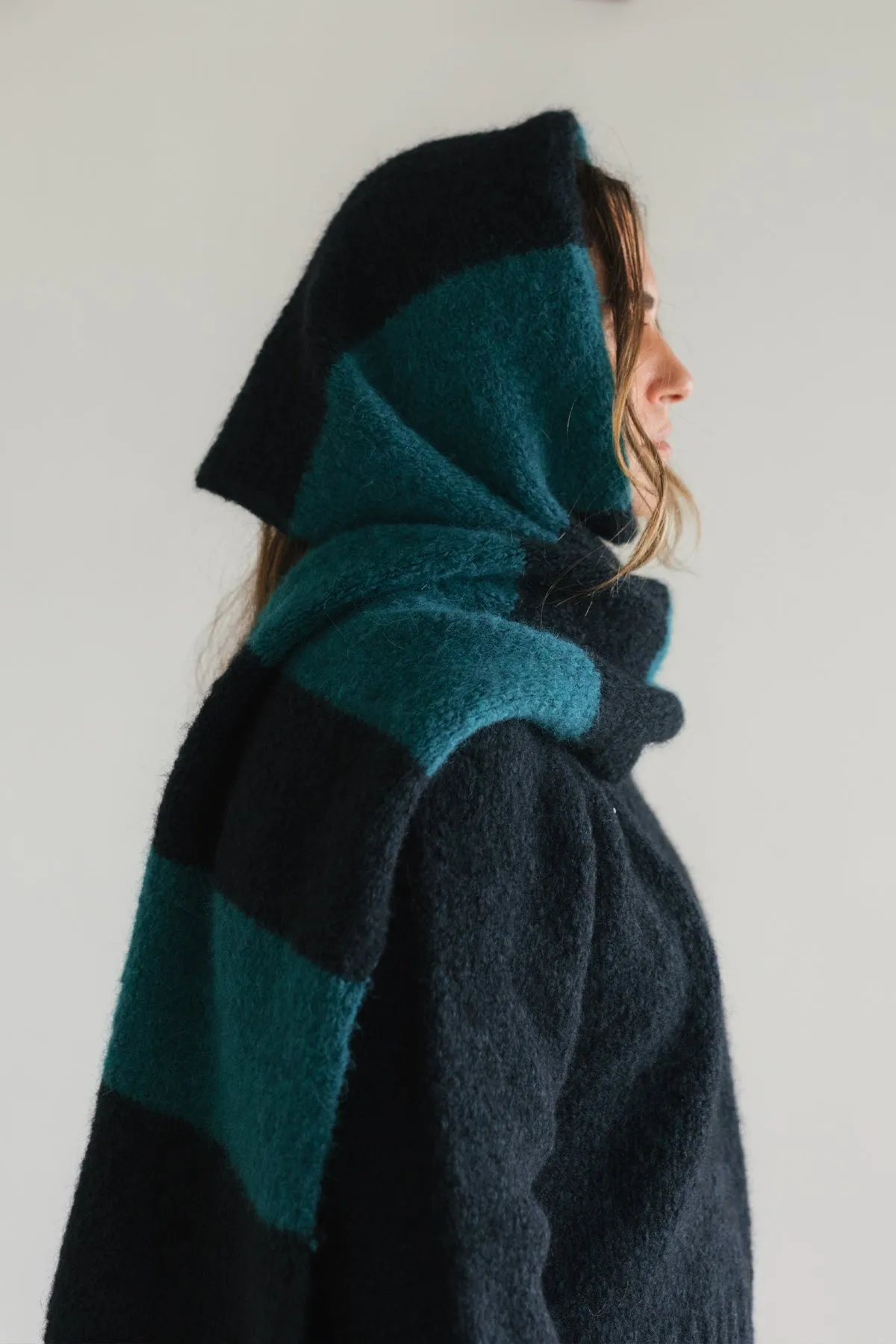 Bicolour Scarf - Ocean sold by TWOTHIRDS product image thumbnail 4