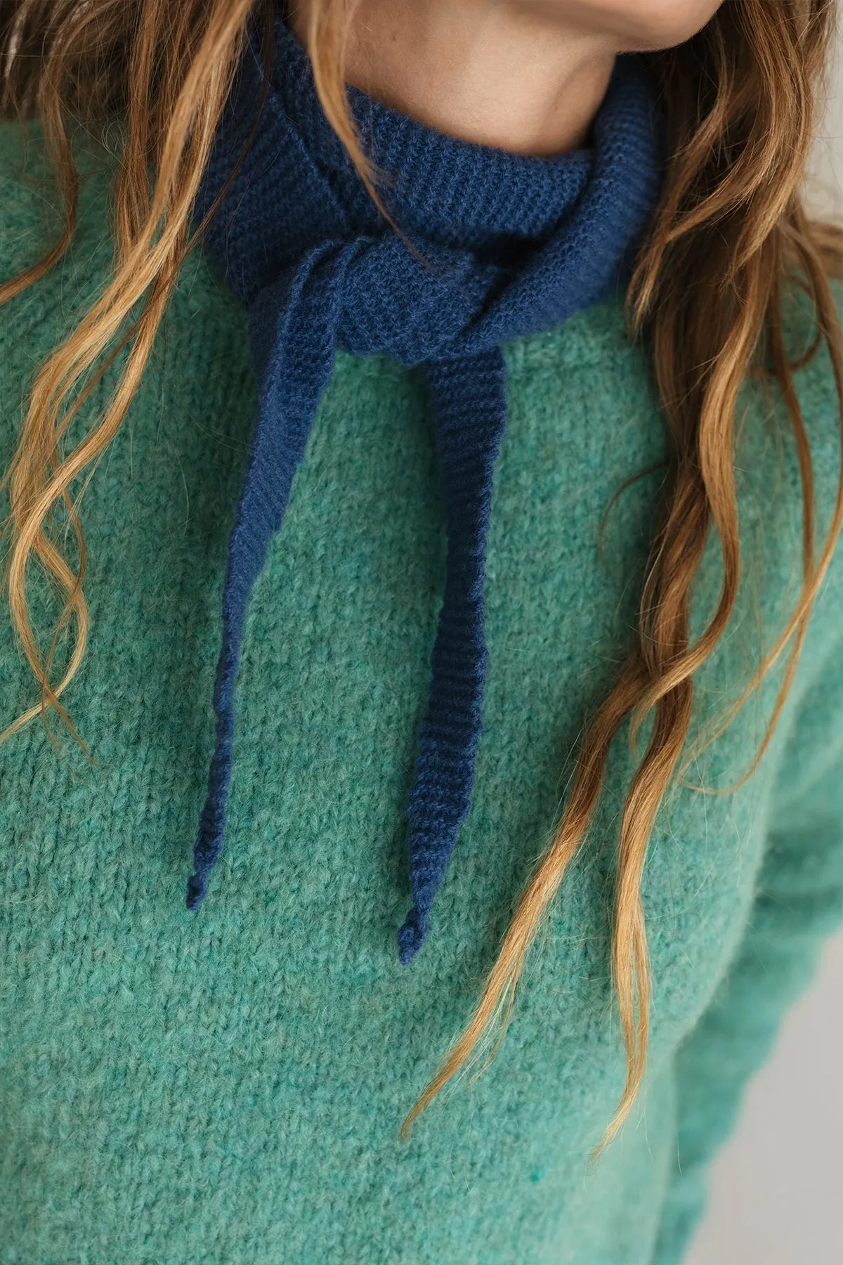 Small Scarf - Blue sold by TWOTHIRDS product image thumbnail 3