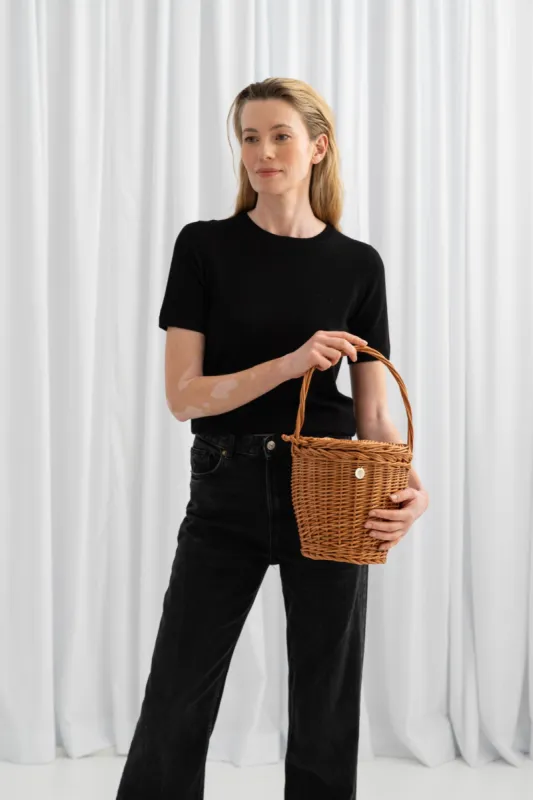 Koszyk Wiklinowy Ladybag no.6 sold by Roboty Reczne