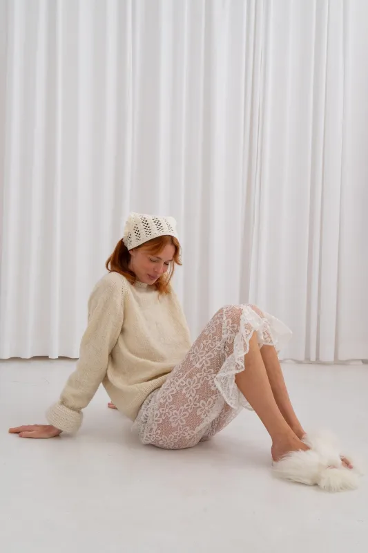 Gotowy Sweter Oversized Buttoned Long sold by Roboty Reczne