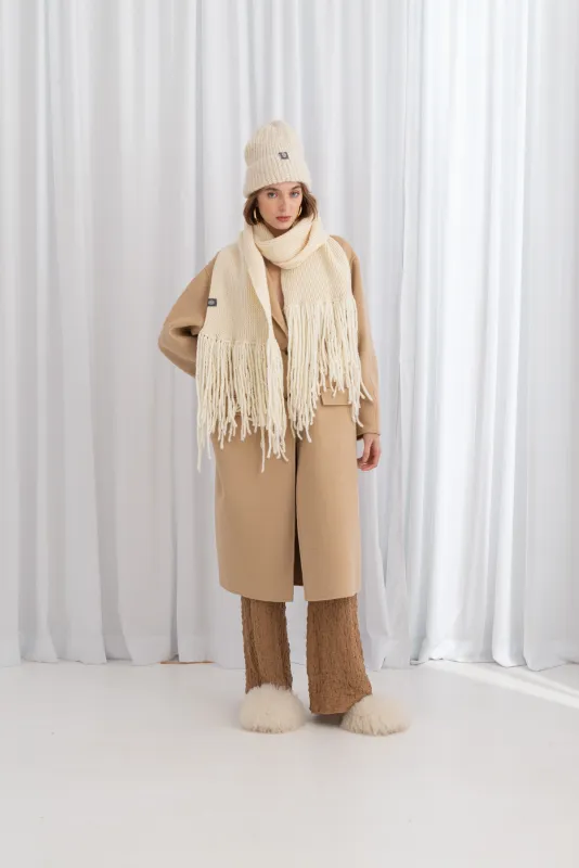 Szalik Oversize Simple Scarf made by Roboty Reczne