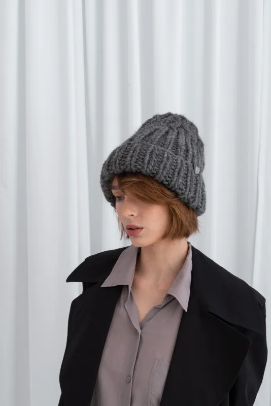 Czapka Chunky Woolen Beanie sold by Roboty Reczne