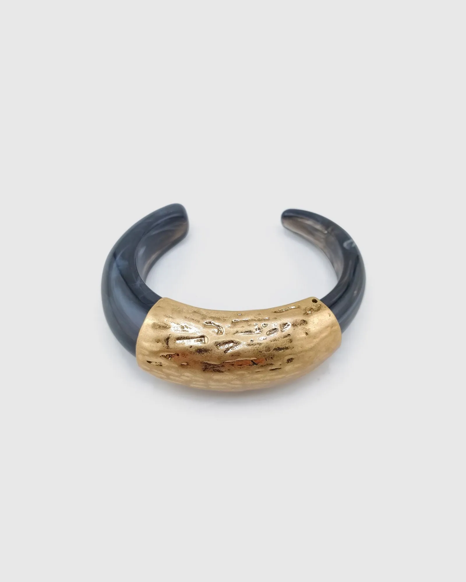 Miz Casa & Co Lune Cuff Bracelet Gold Black sold by Miz Casa & Co product image thumbnail 2