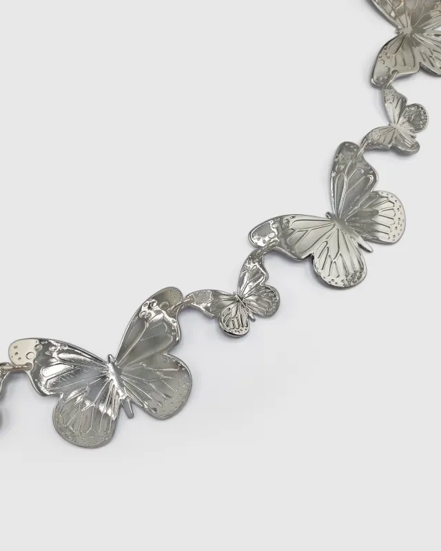 Miz Casa & Co Butterfly Belt Silver sold by Miz Casa & Co