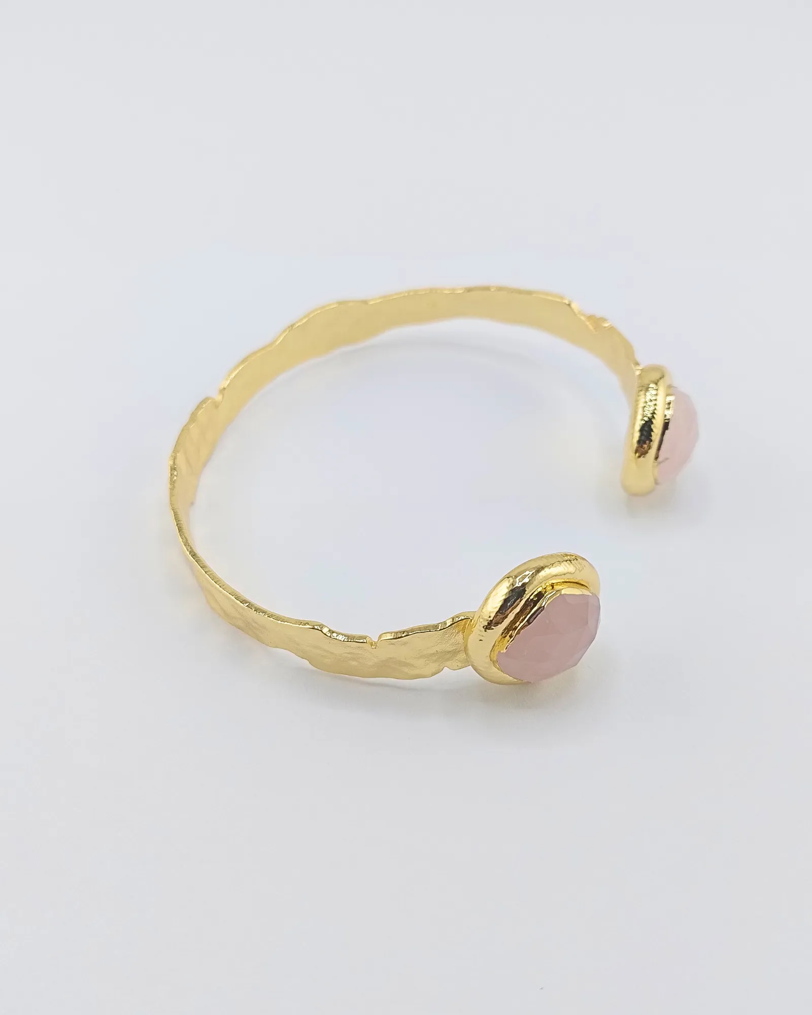 Miz Casa & Co Calyra Cuff Bracelet Rose Quartz sold by Miz Casa & Co product image thumbnail 2
