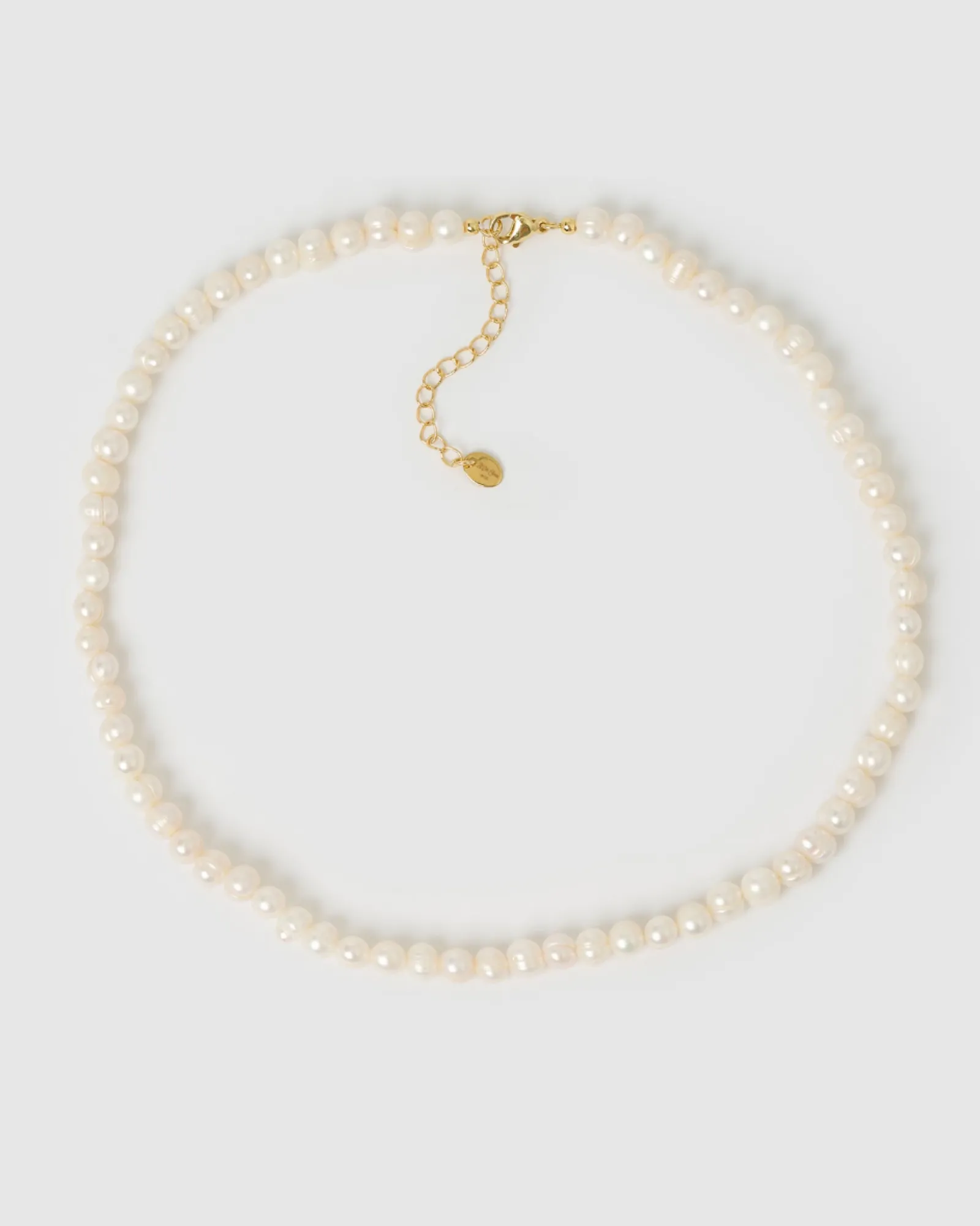Miz Casa & Co Leona Necklace Gold Pearl sold by Miz Casa & Co