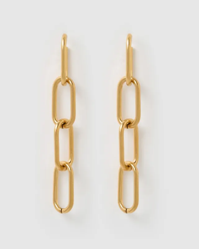 Miz Casa & Co Kinley Link Drop Earrings made by Miz Casa & Co