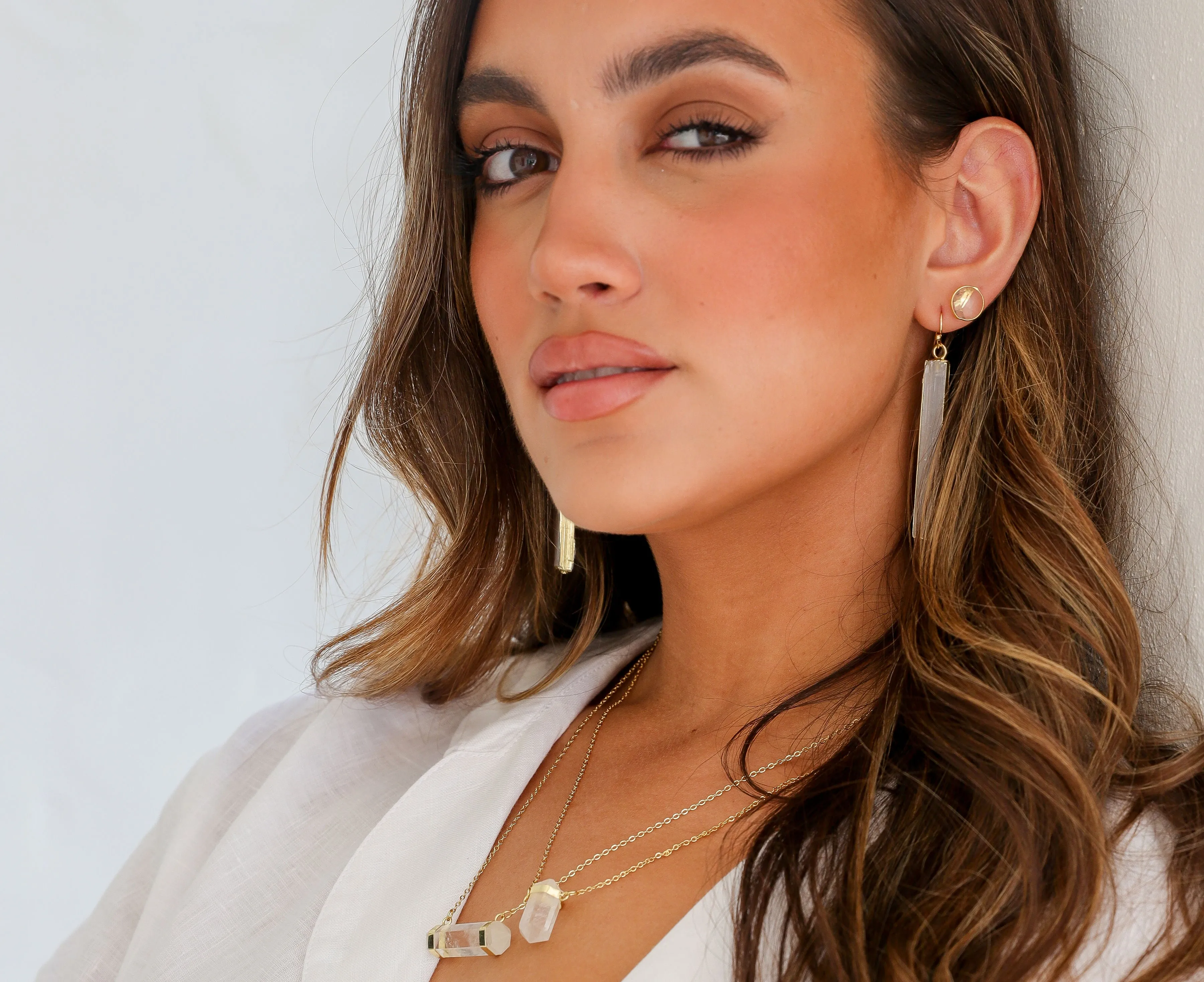 Miz Casa & Co April Necklace Clear Quartz sold by Miz Casa & Co product image thumbnail 2