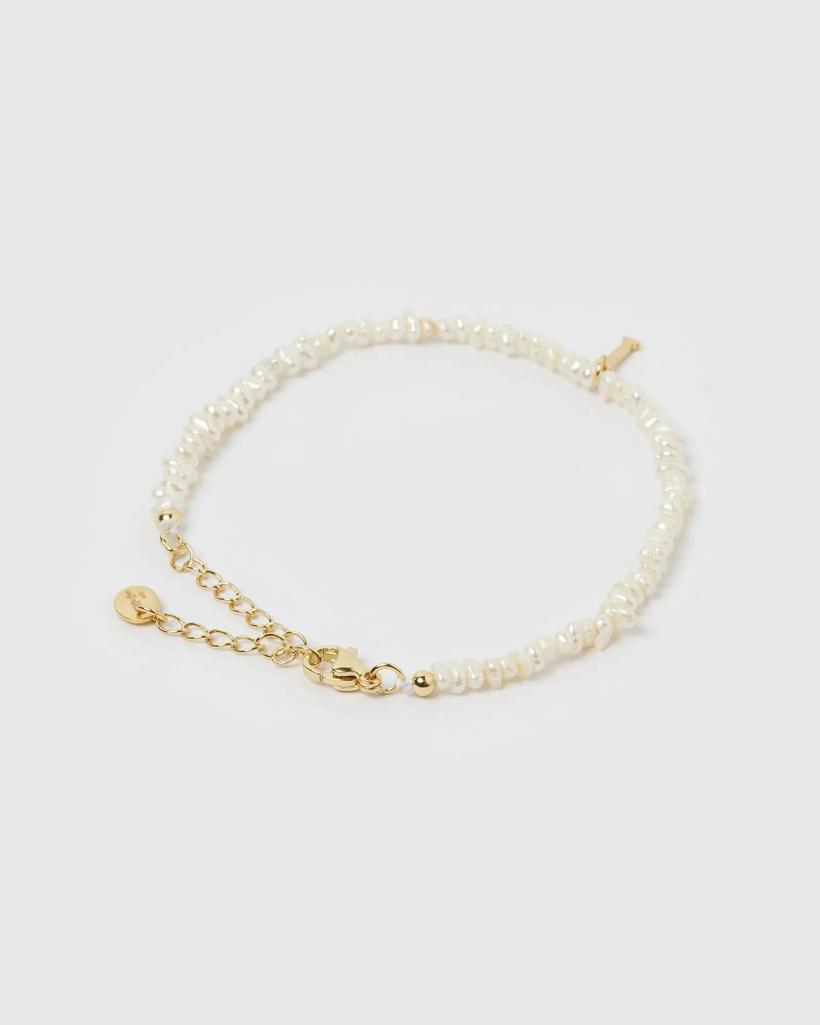 Miz Casa & Co Pearl Letter I Bracelet sold by Miz Casa & Co product image thumbnail 3