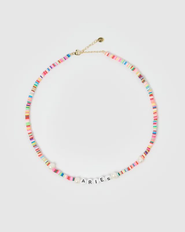 Miz Casa & Co Aries Star Sign Necklace Multi sold by Miz Casa & Co