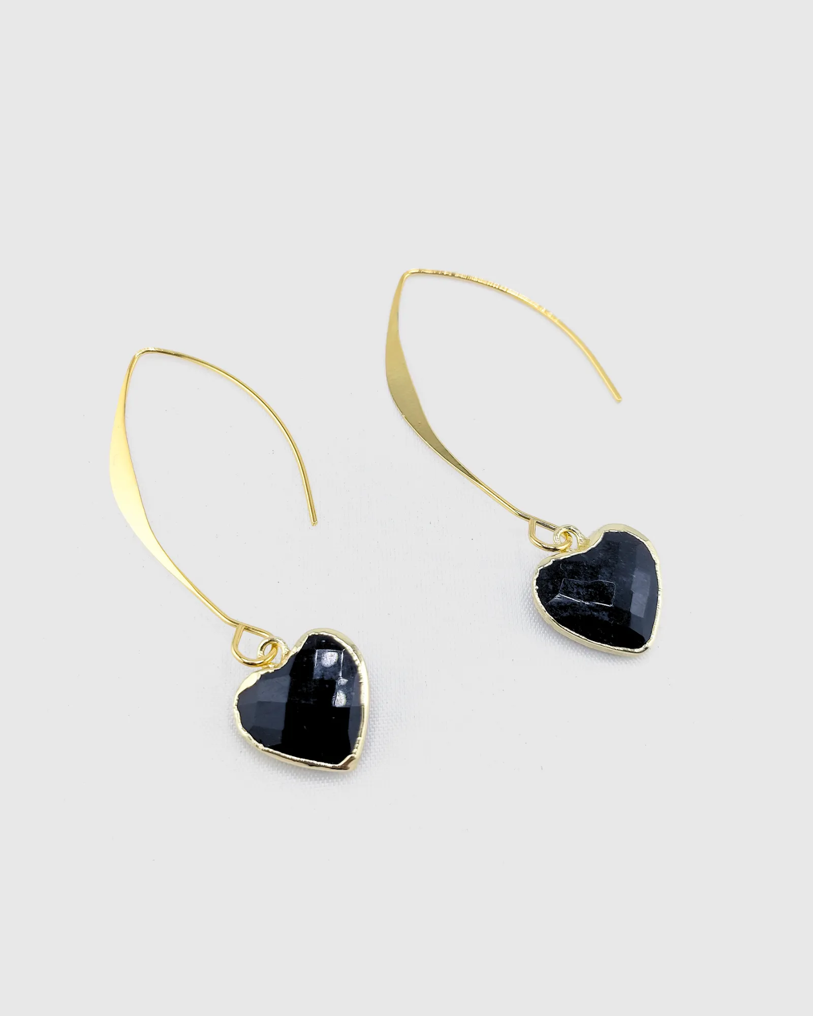 Miz Casa & Co Hazel Heart Hook Earrings Black sold by Miz Casa & Co product image thumbnail 2