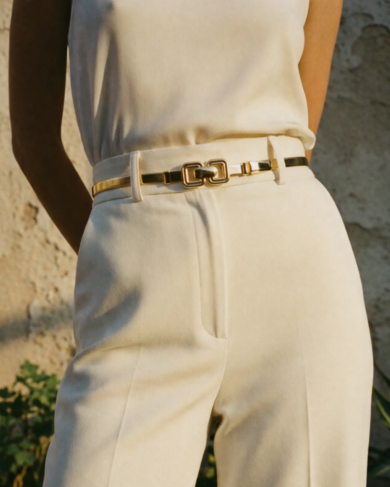 Miz Casa & Co Small Double Rectangle Belt Gold sold by Miz Casa & Co product image thumbnail 2