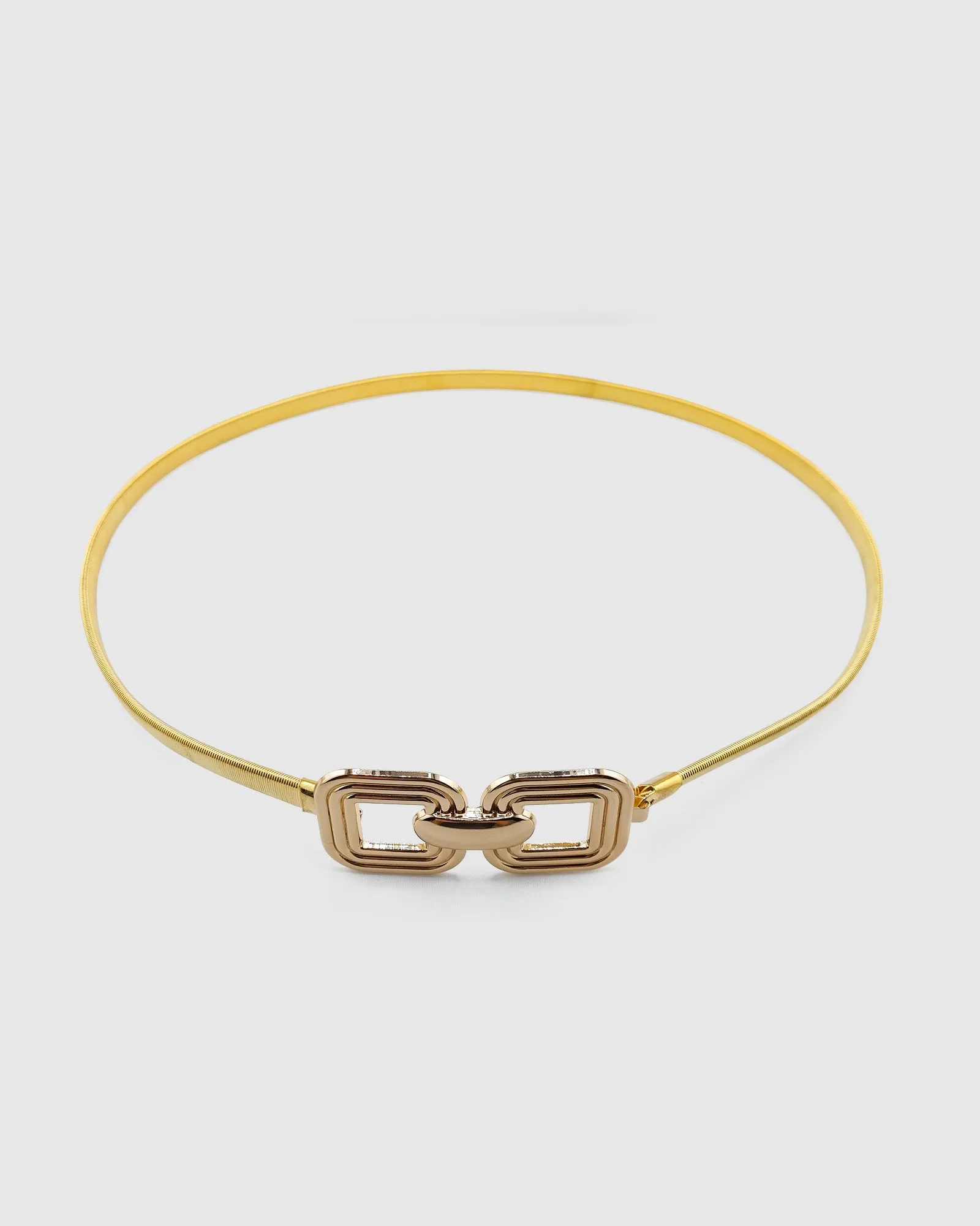 Miz Casa & Co Small Double Rectangle Belt Gold sold by Miz Casa & Co product image thumbnail 3