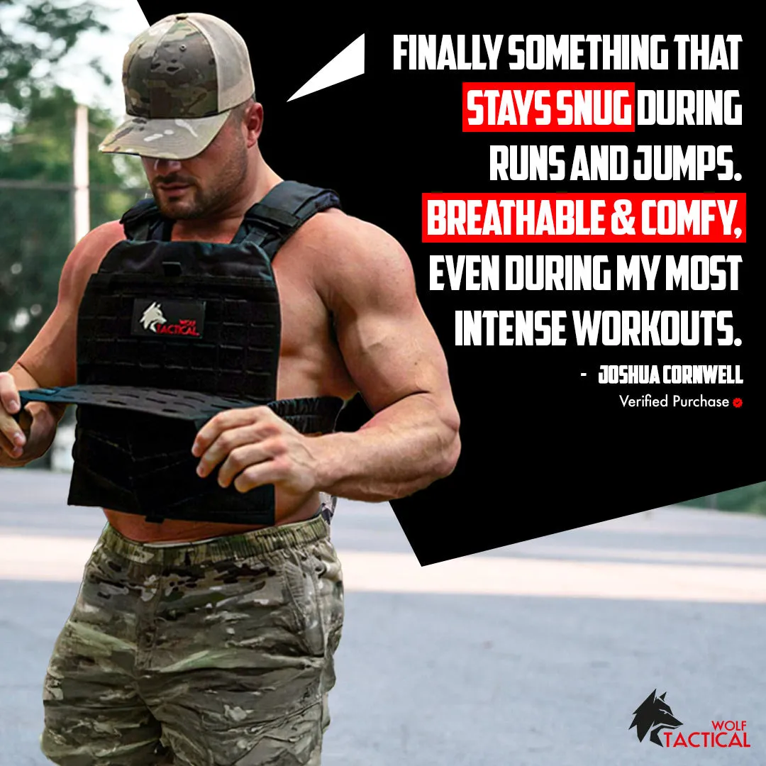 Weighted Vest Plate Carrier (Flash Sale) sold by Wolf Tactical product image thumbnail 4