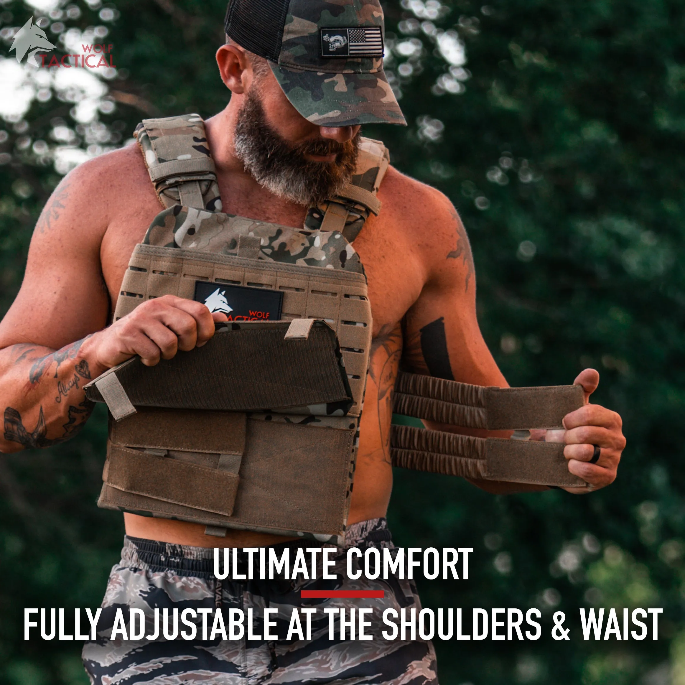Weighted Vest Plate Carrier sold by Wolf Tactical product image thumbnail 5