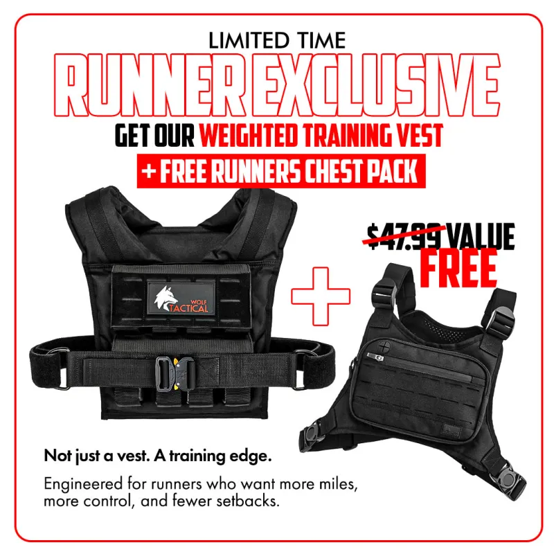 Weighted Training Vest (Limited Time Runner's Deal) sold by Wolf Tactical