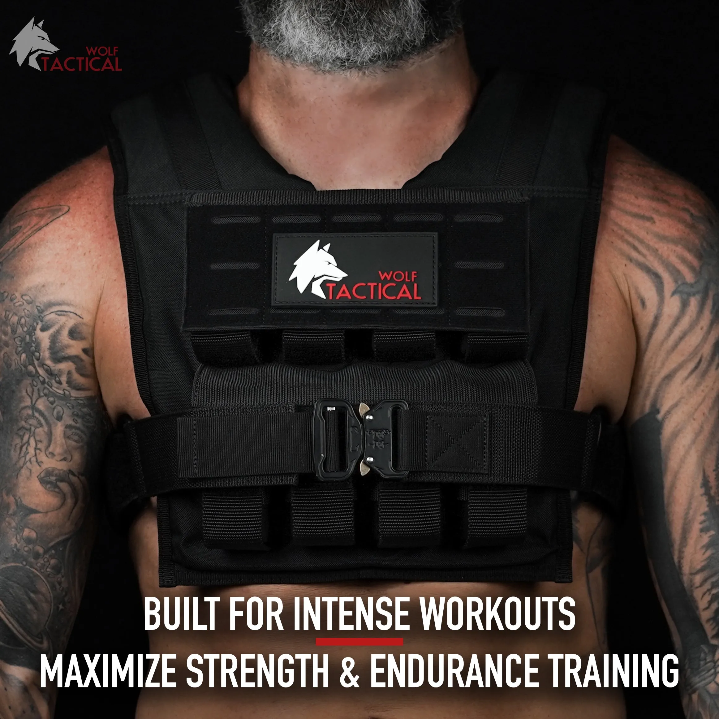 Weighted Training Vest sold by Wolf Tactical product image thumbnail 4