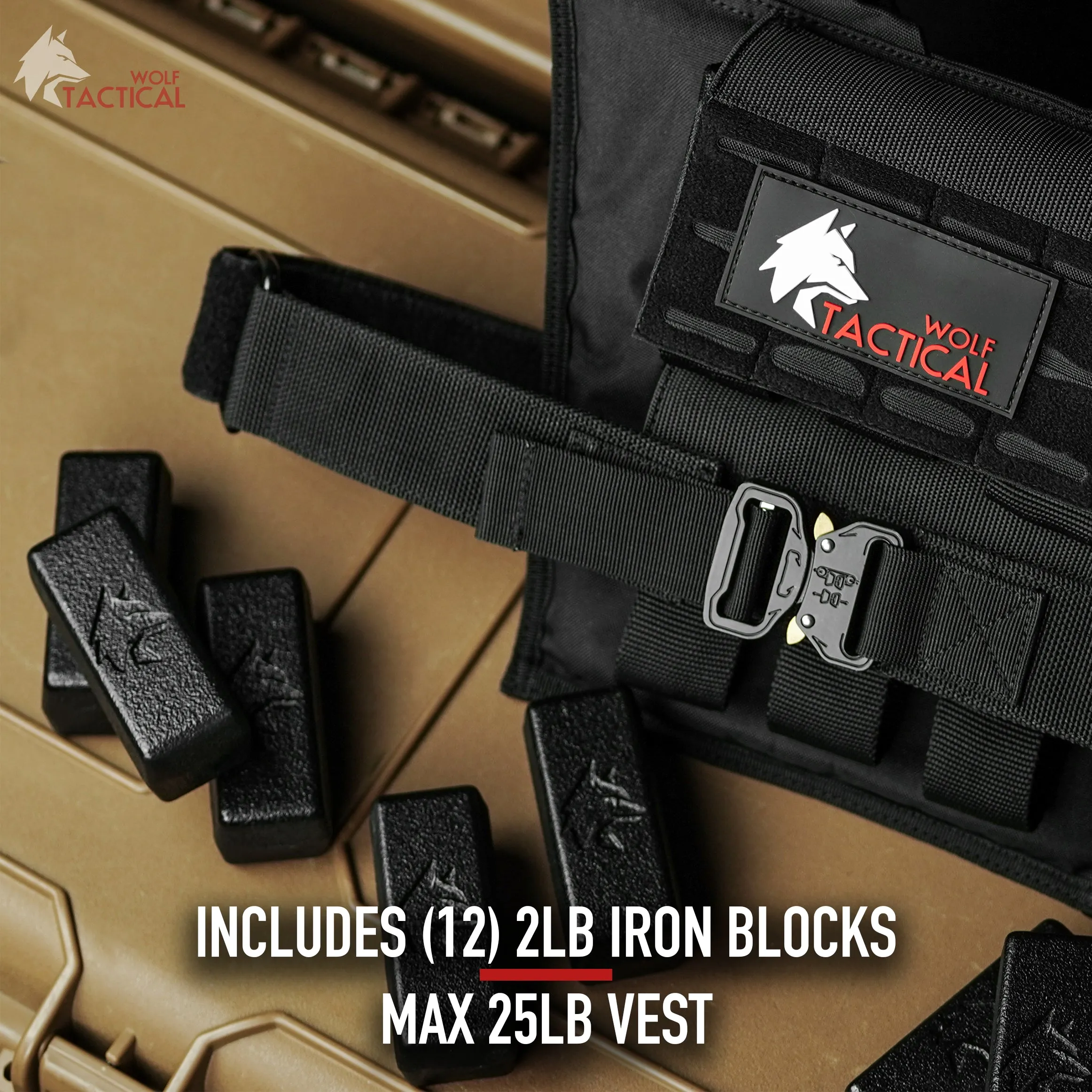Weighted Training Vest sold by Wolf Tactical product image thumbnail 5
