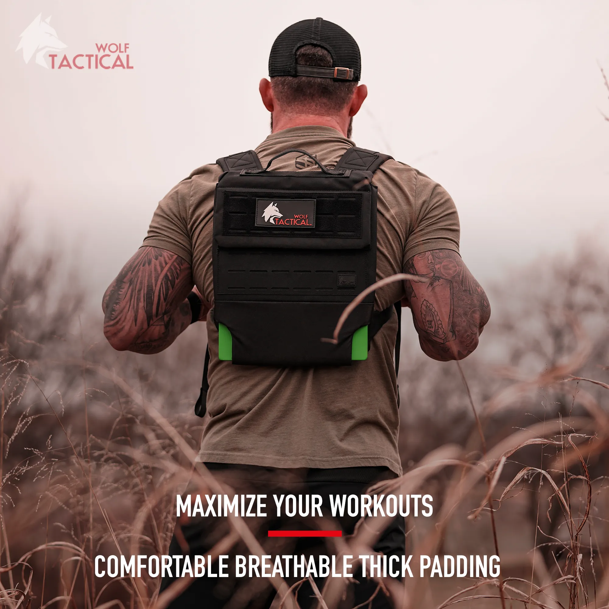 Weighted Rucking Backpack Plate Carrier sold by Wolf Tactical product image thumbnail 4