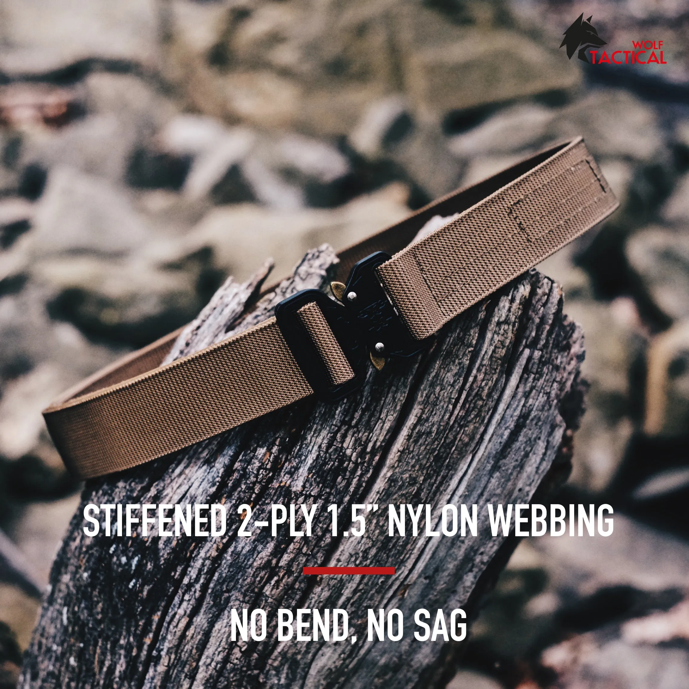 Heavy Duty Quick-Release EDC Belt sold by Wolf Tactical product image thumbnail 4