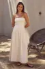 DANICA MIDI DRESS - LATTE sold by Runaway The Label