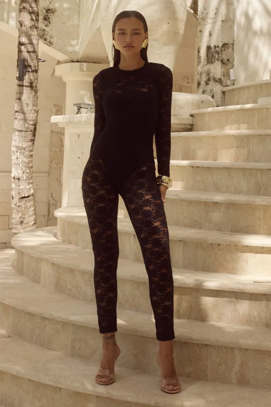KATNIS JUMPSUIT - BLACK sold by Runaway The Label