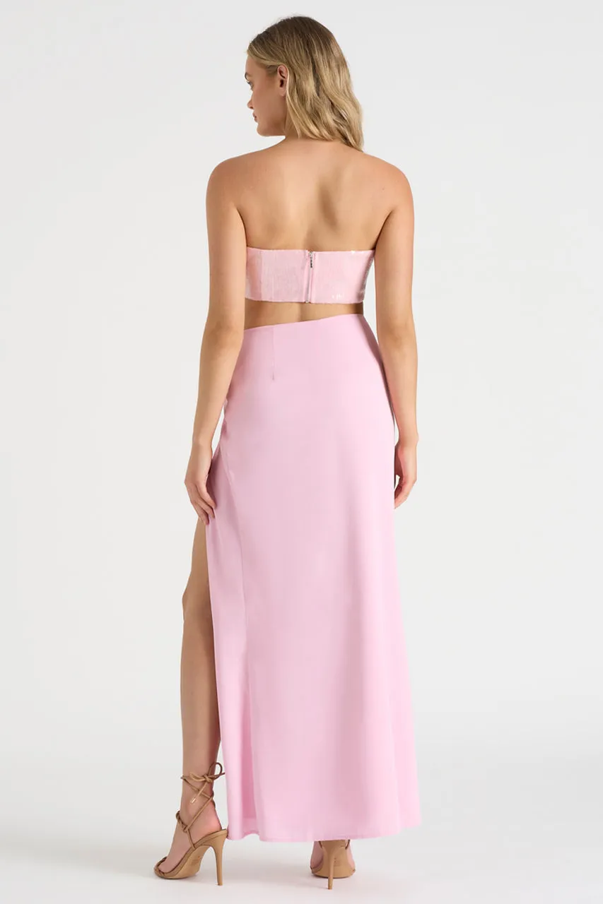 THE DRAPED SKIRT - PINK sold by Runaway The Label product image thumbnail 5