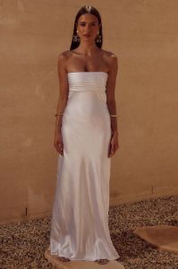 ADINA MAXI DRESS - WHITE sold by Runaway The Label
