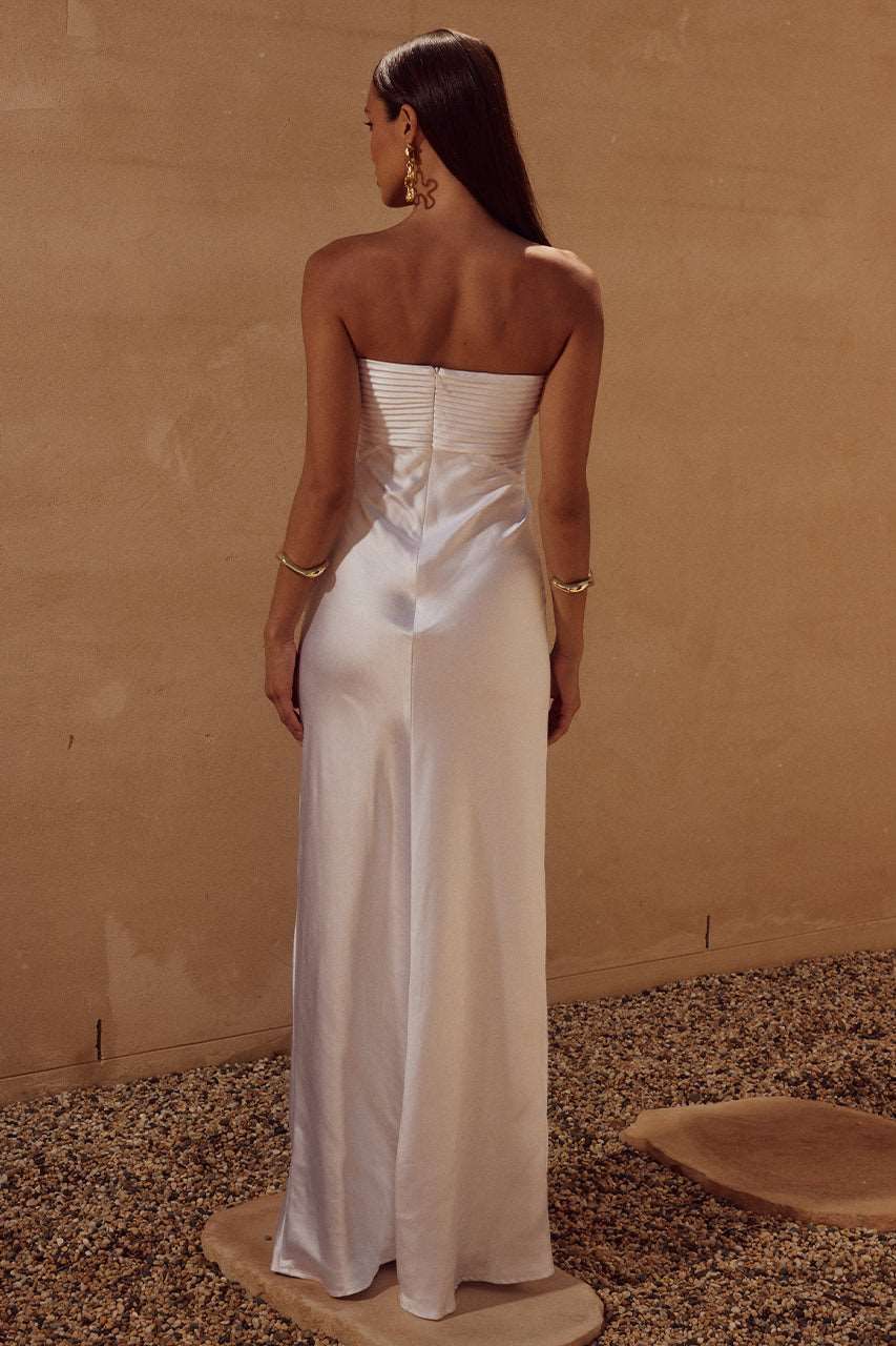 ADINA MAXI DRESS - WHITE sold by Runaway The Label product image thumbnail 2