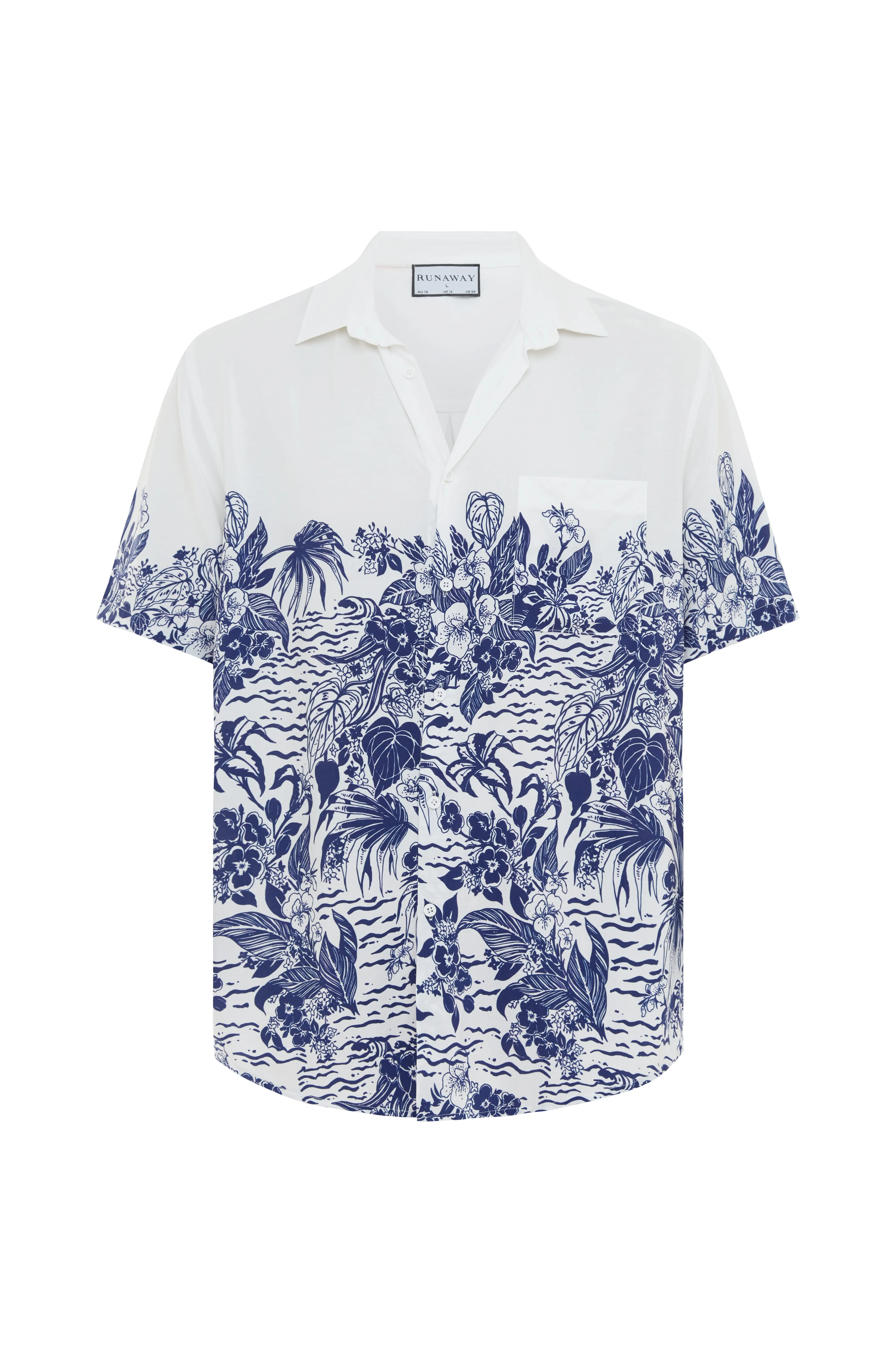 OLIVER SHIRT - WHITE/NAVY sold by Runaway The Label product image thumbnail 2