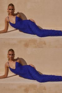 OPALINE MAXI DRESS - ROYAL sold by Runaway The Label