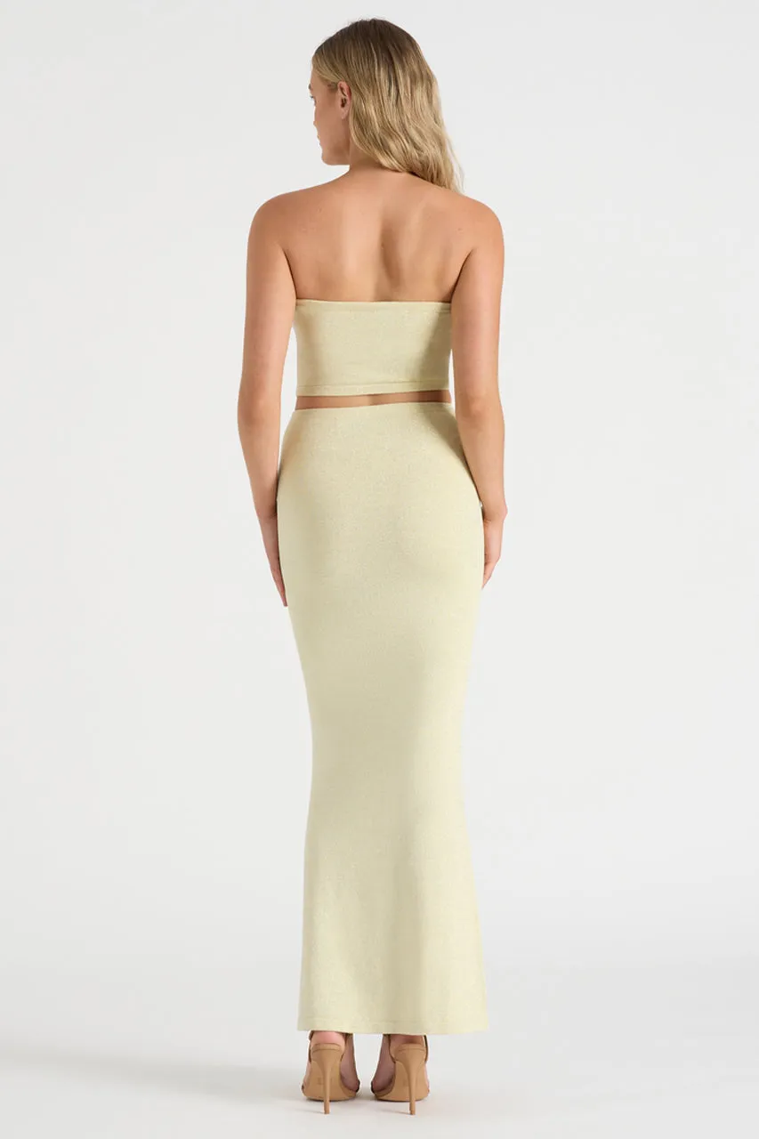 THE LUREX BUSTIER - BUTTER sold by Runaway The Label product image thumbnail 4